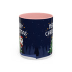 Merry Christmas Black Santa Christmas Mug