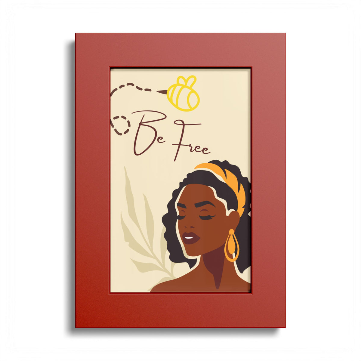 Be Free Black Woman Art Poster