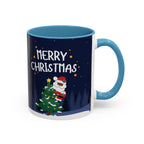 Merry Christmas Black Santa Christmas Mug
