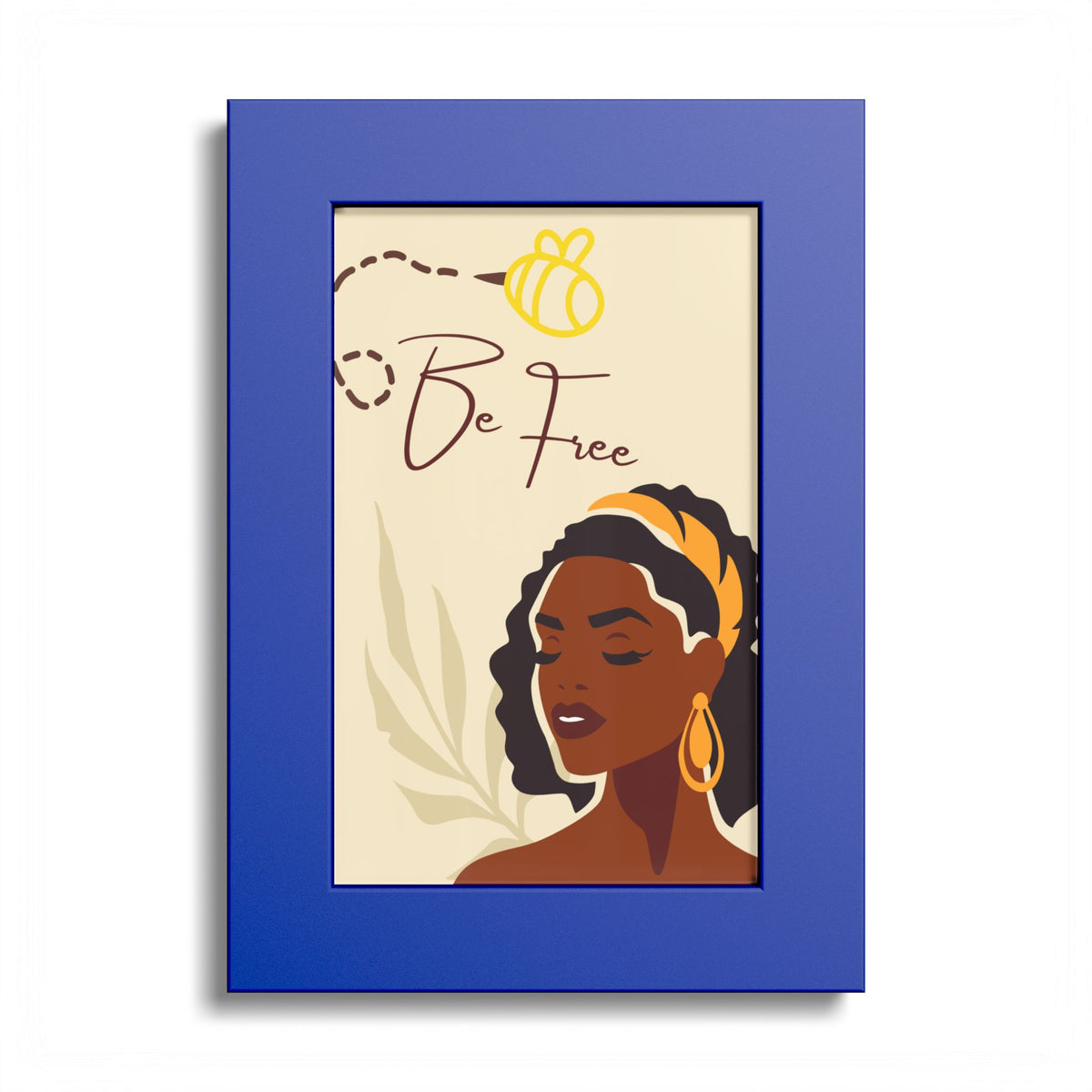 Be Free Black Woman Art Poster