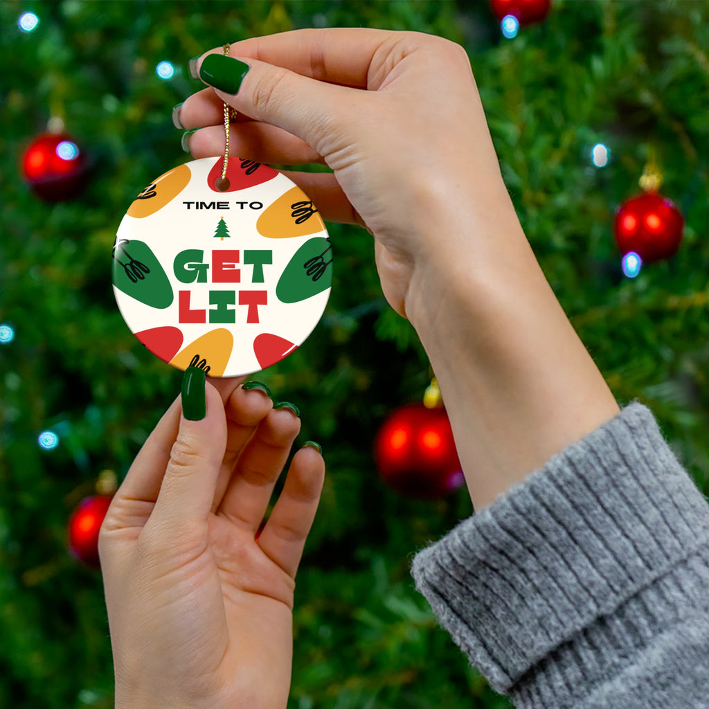 Christmas Tree Ornament - Ceramic Ornament