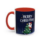 Merry Christmas Black Santa Christmas Mug