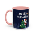 Merry Christmas Black Santa Christmas Mug
