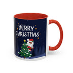 Merry Christmas Black Santa Christmas Mug
