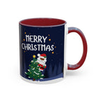 Merry Christmas Black Santa Christmas Mug