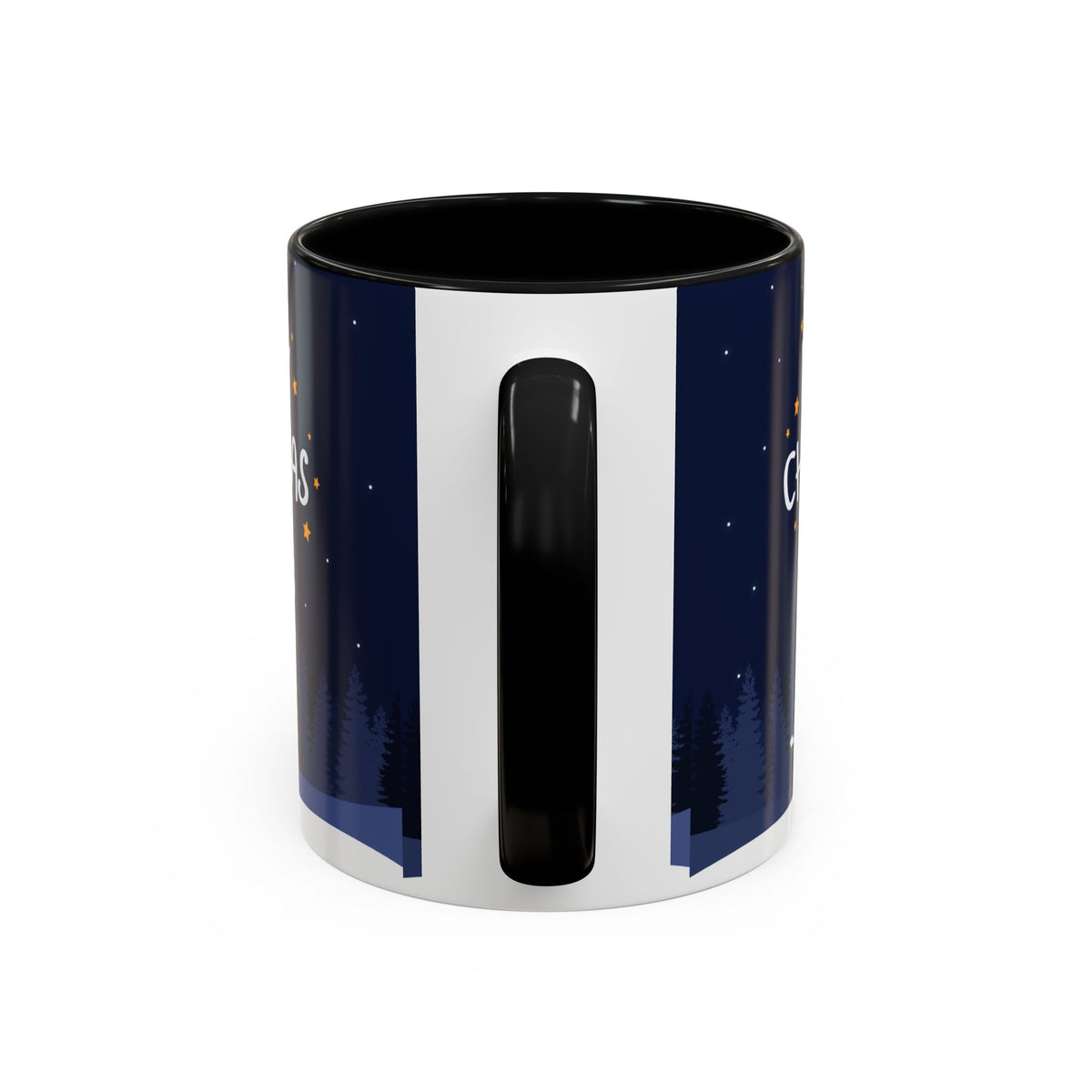 Merry Christmas Black Santa Christmas Mug