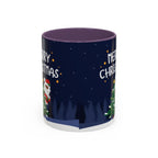 Merry Christmas Black Santa Christmas Mug