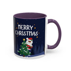 Merry Christmas Black Santa Christmas Mug
