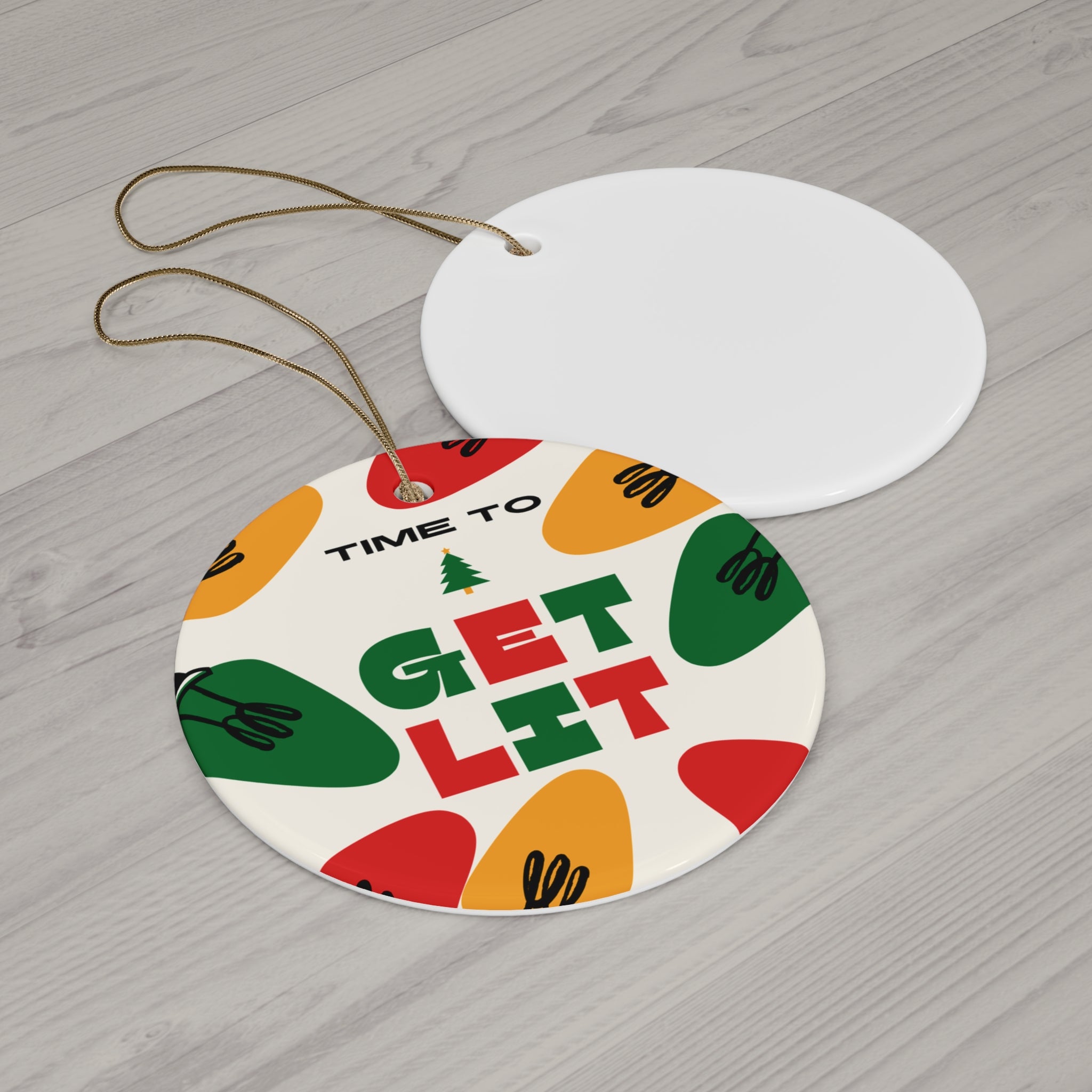Christmas Tree Ornament - Ceramic Ornament