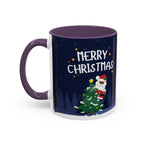 Merry Christmas Black Santa Christmas Mug