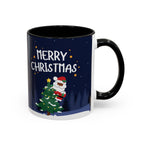Merry Christmas Black Santa Christmas Mug