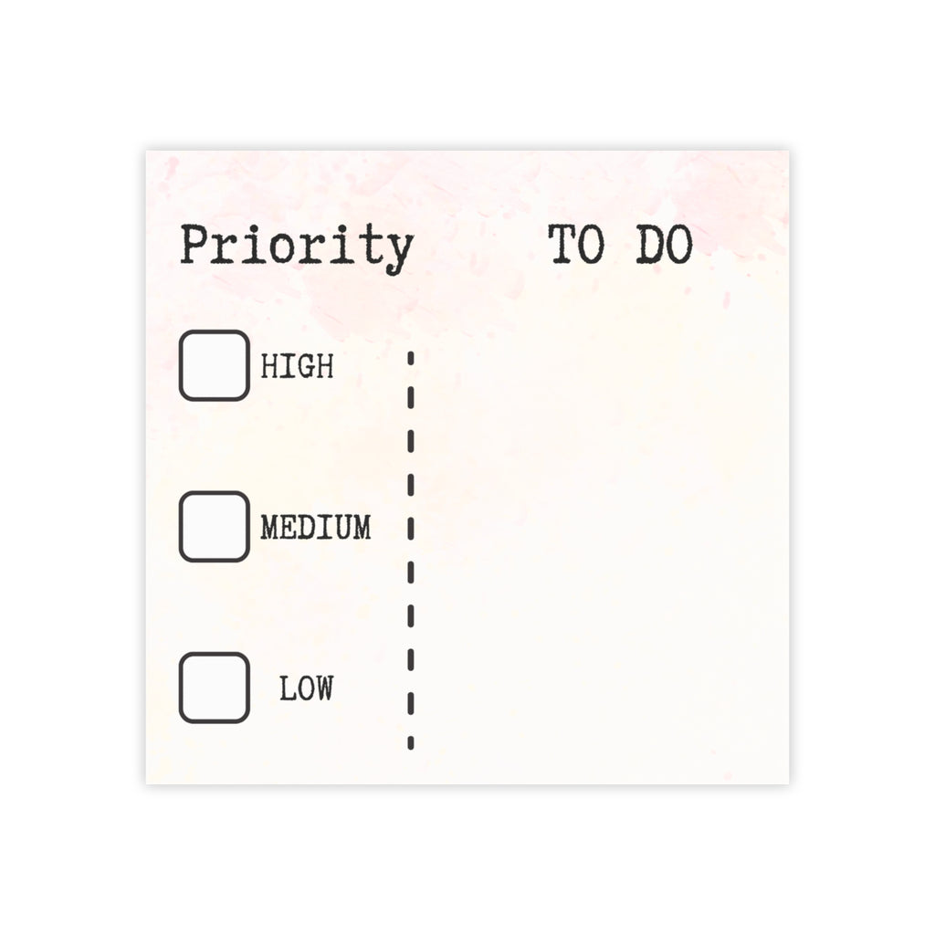 Priority To-Do Post-it Note Pad