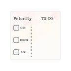 Priority To-Do Post-it Note Pad