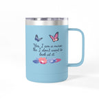 Yes, I am A Nurse Mug Tumbler, 15oz