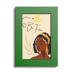 Be Free Black Woman Art Poster