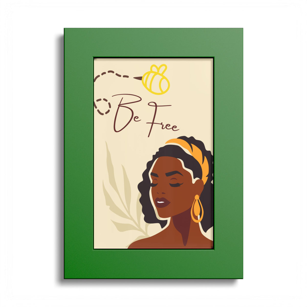 Be Free Black Woman Art Poster